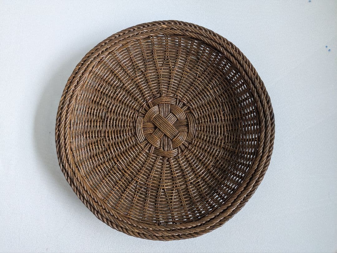 アケビヅル細工　特注大型トレイ　約49センチ