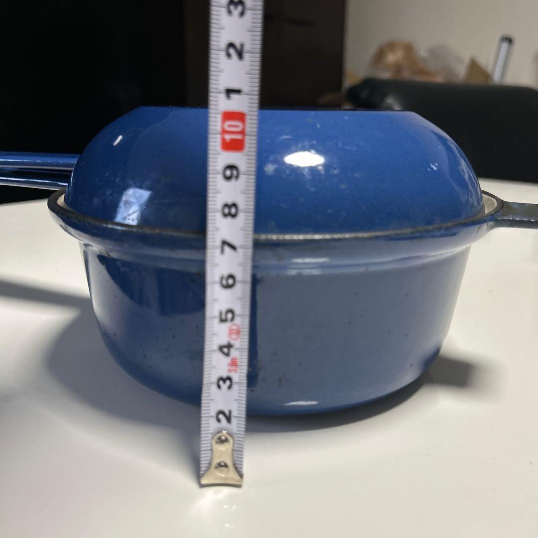 廃盤　ル・クルーゼ　レア　水色マルチファンクション18cm ソースパン