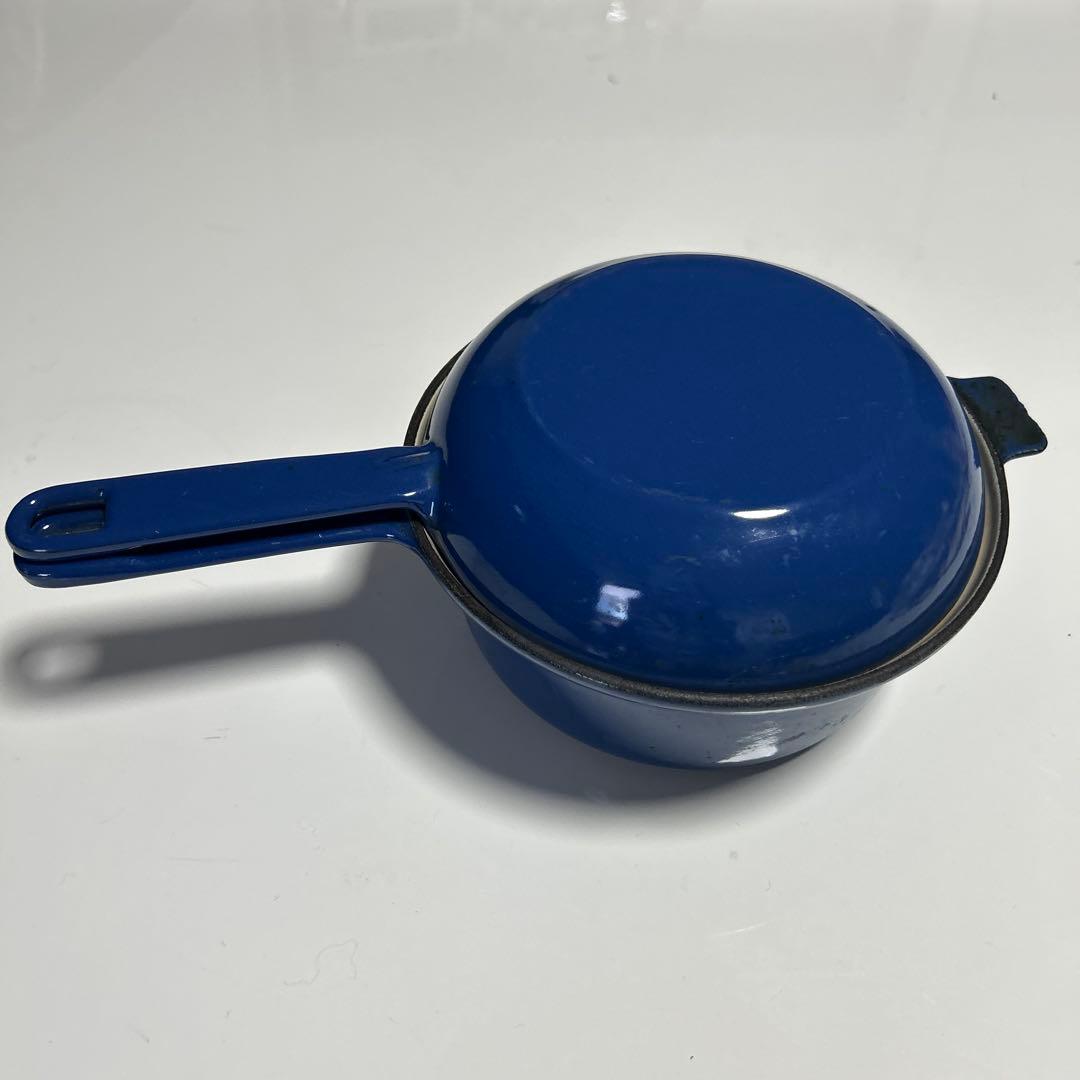 廃盤　ル・クルーゼ　レア　水色マルチファンクション18cm ソースパン