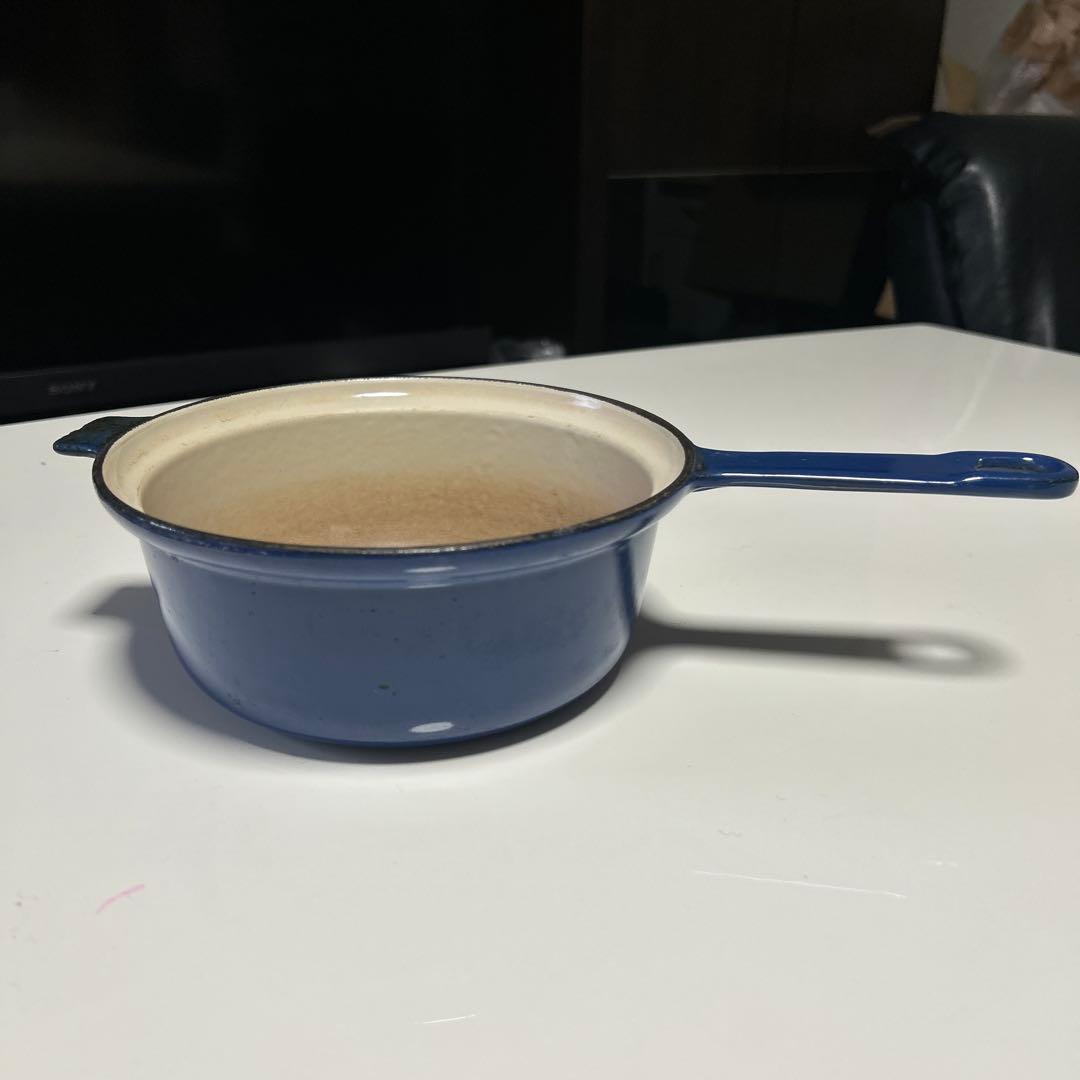 廃盤　ル・クルーゼ　レア　水色マルチファンクション18cm ソースパン