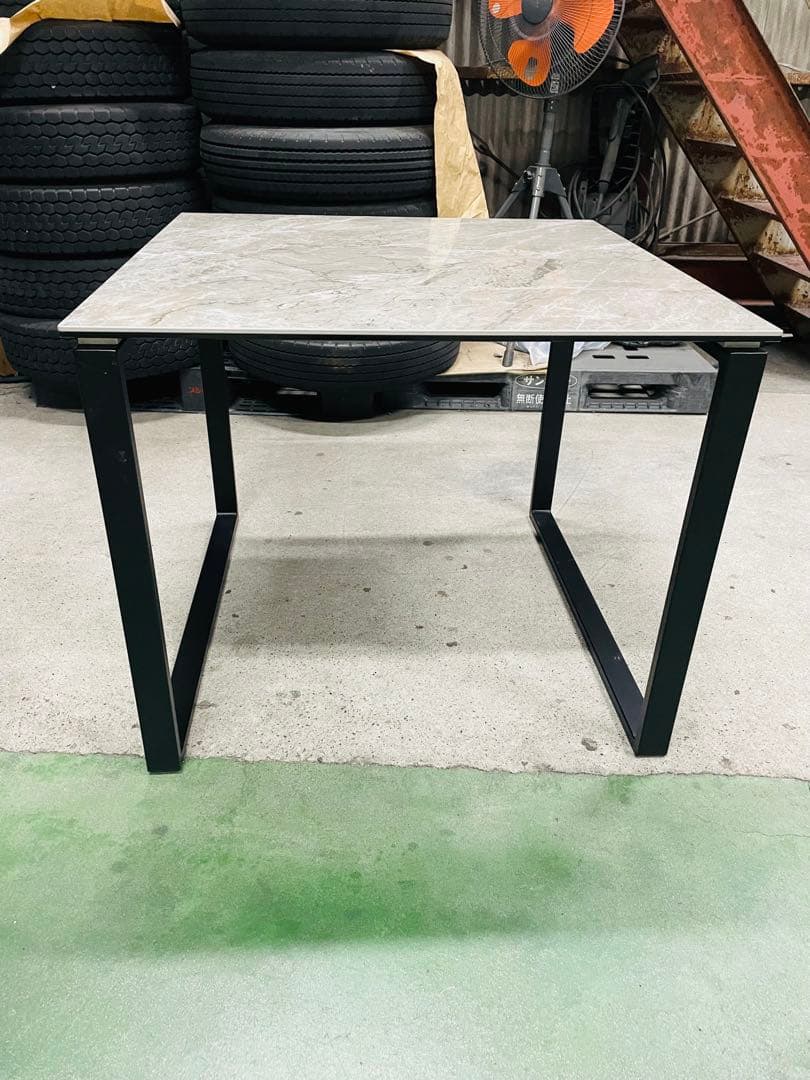 【美品】ニトリ セラミックダイニングテーブル