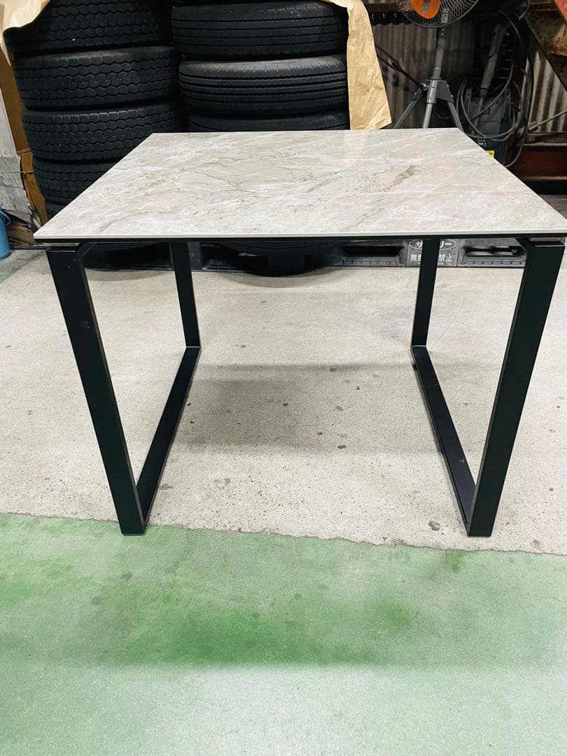 【美品】ニトリ セラミックダイニングテーブル