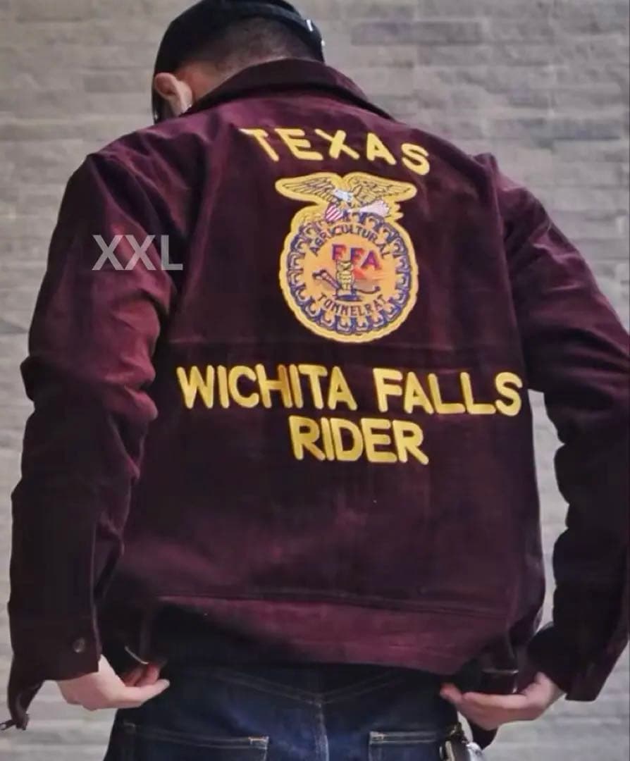 トンコロFFA復刻コーデュロイジャケット バーガンディ