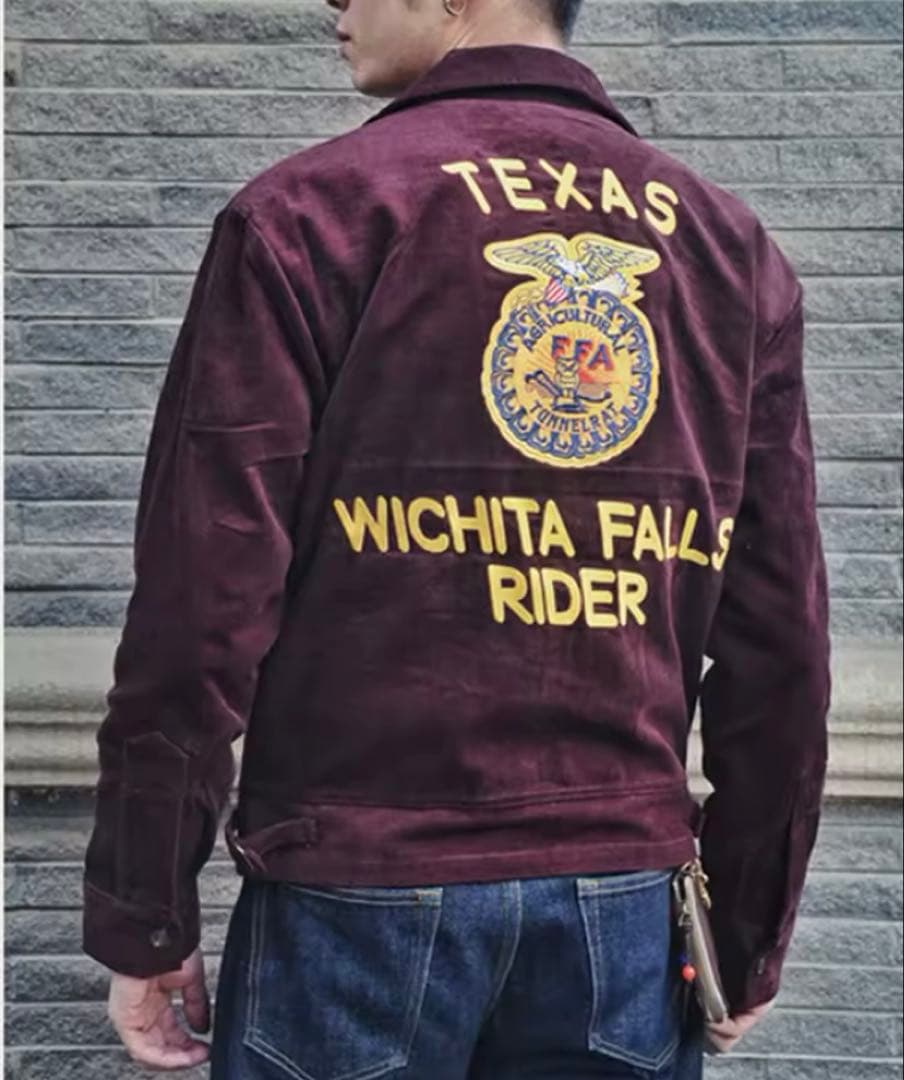 トンコロFFA復刻コーデュロイジャケット バーガンディ