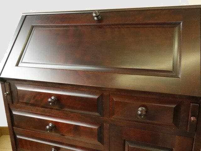 北海道民芸家具　ＨＭ８００ビューロー　ライティング　 再塗装済　ＵＳＥＤ