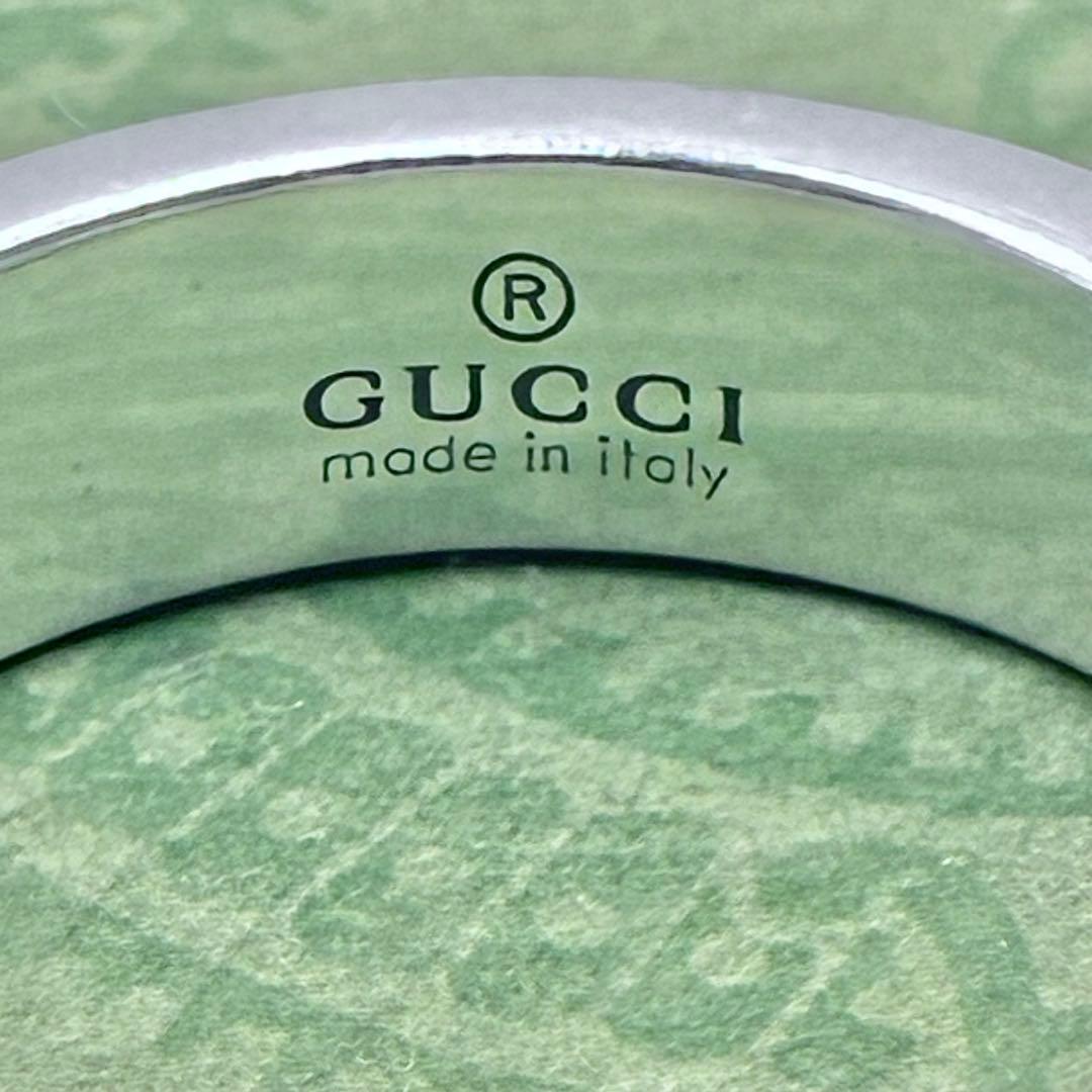 GUCCI グッチ ゴースト リング 18号 スカル シルバー925