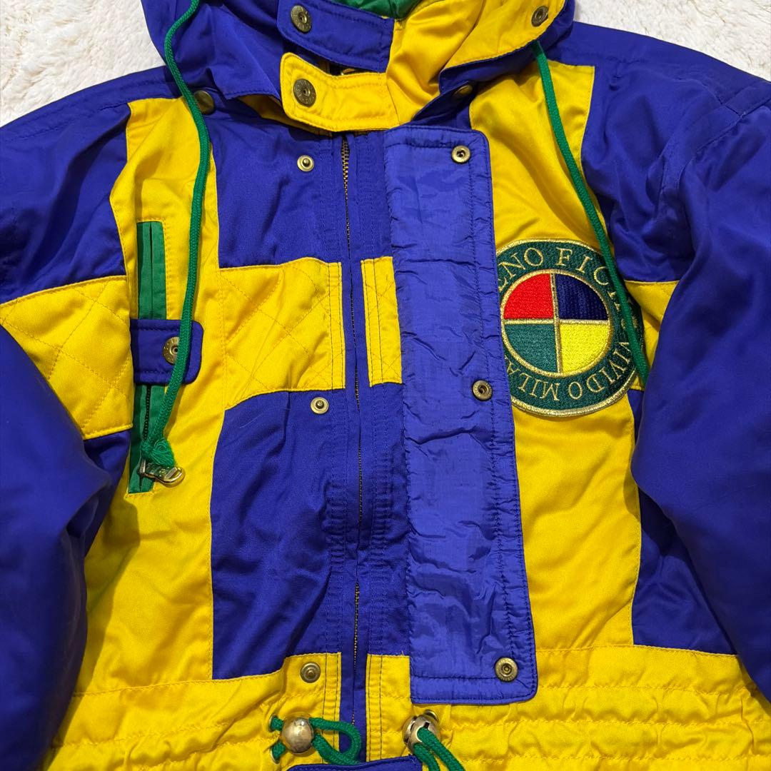 SENO FICH スキーウェア　スノーボード　フード付ジャケット 青黄　セット