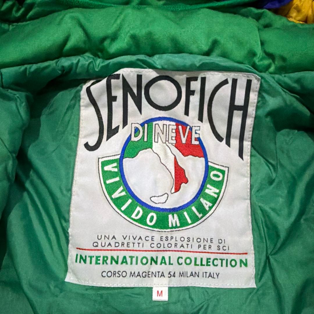 SENO FICH スキーウェア　スノーボード　フード付ジャケット 青黄　セット