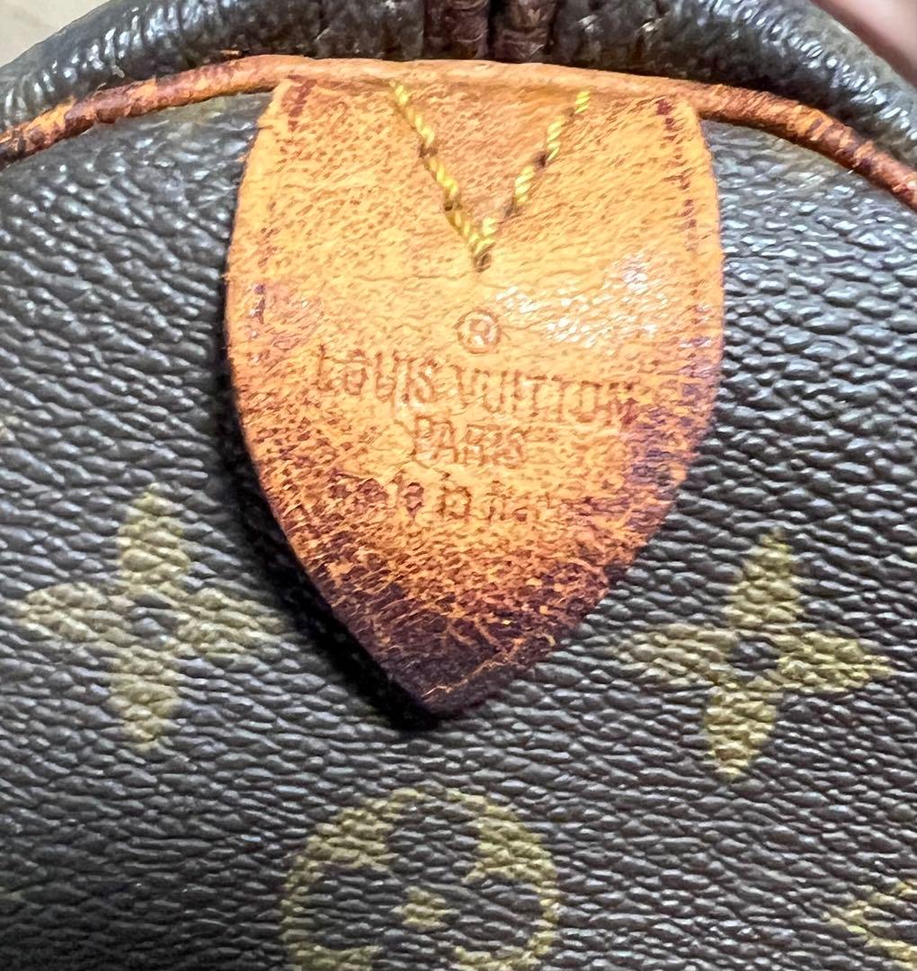 【良品】LOUIS VUITTON ルイ・ヴィトン スピーディ35（モノグラム）