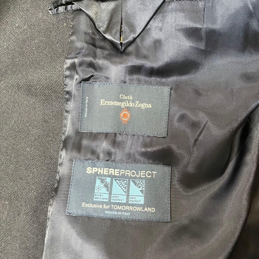 美品　トゥモローランド　ゼニア　カシミヤ　ステンカラーコート　ロング　Lサイズ