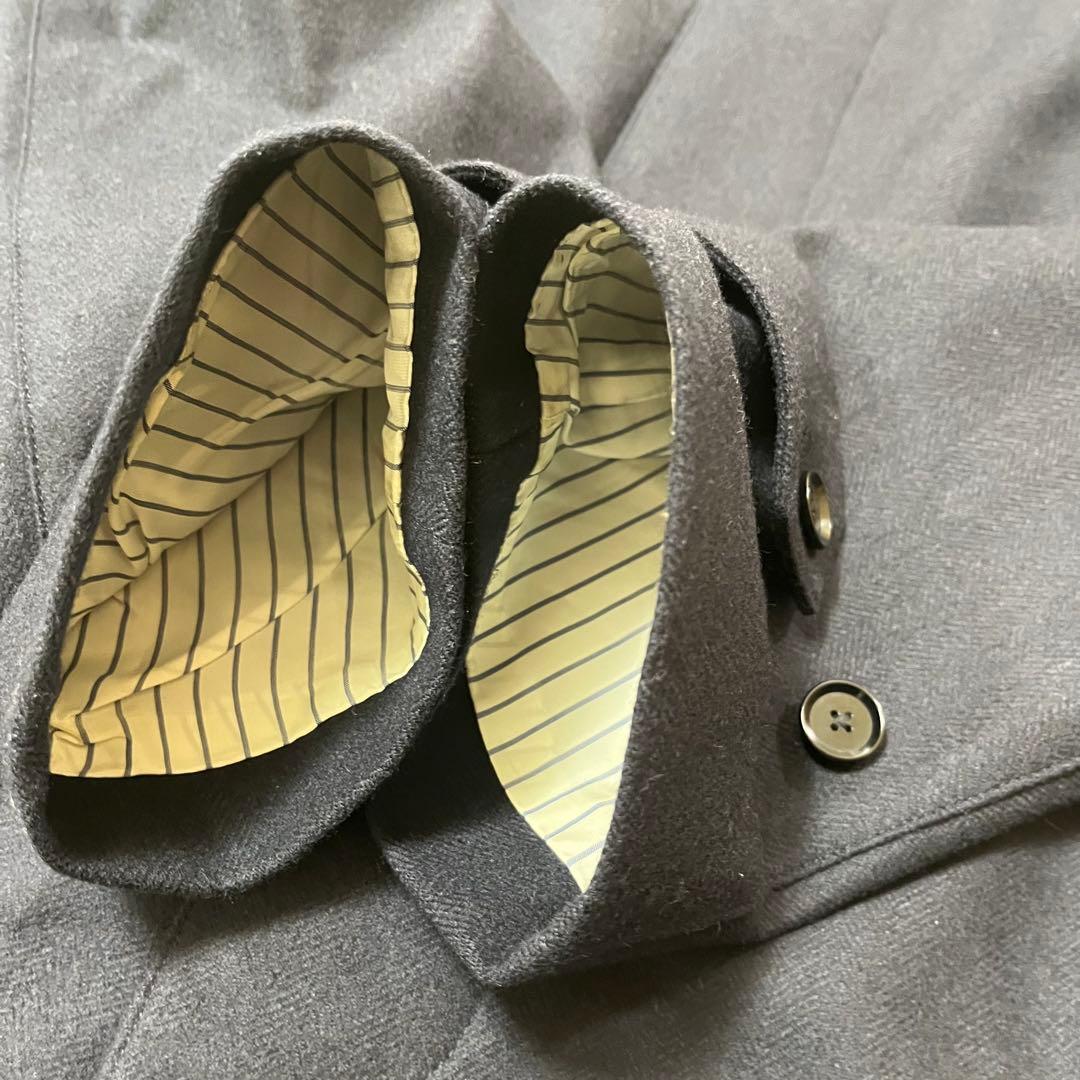 美品　トゥモローランド　ゼニア　カシミヤ　ステンカラーコート　ロング　Lサイズ