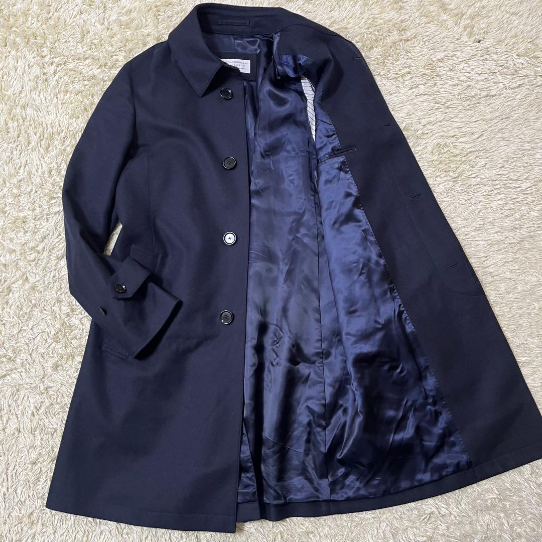 美品　トゥモローランド　ゼニア　カシミヤ　ステンカラーコート　ロング　Lサイズ