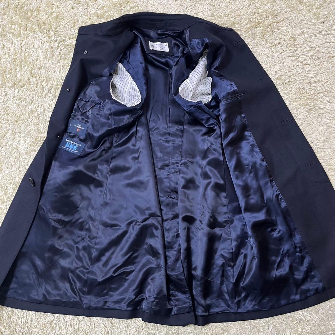 美品　トゥモローランド　ゼニア　カシミヤ　ステンカラーコート　ロング　Lサイズ