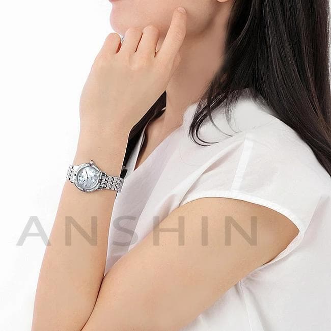 新品 ロイヤルモントレス ソーラー　ルビー4石　レディース 腕時計 シルバー