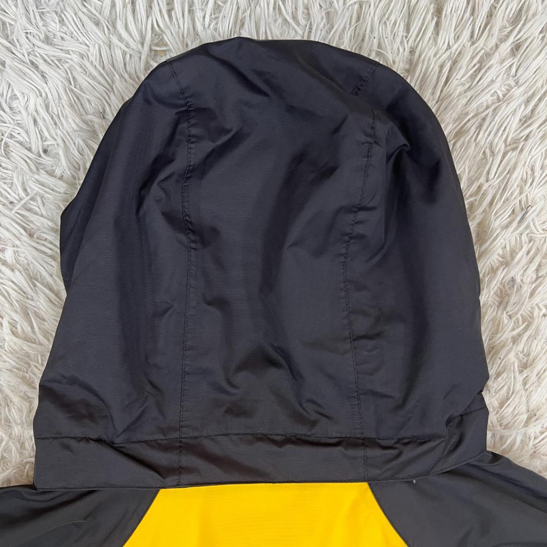 《美品》ザノースフェイス ゴアテックス マウンテンパーカー メンズ 黒黄 (L)