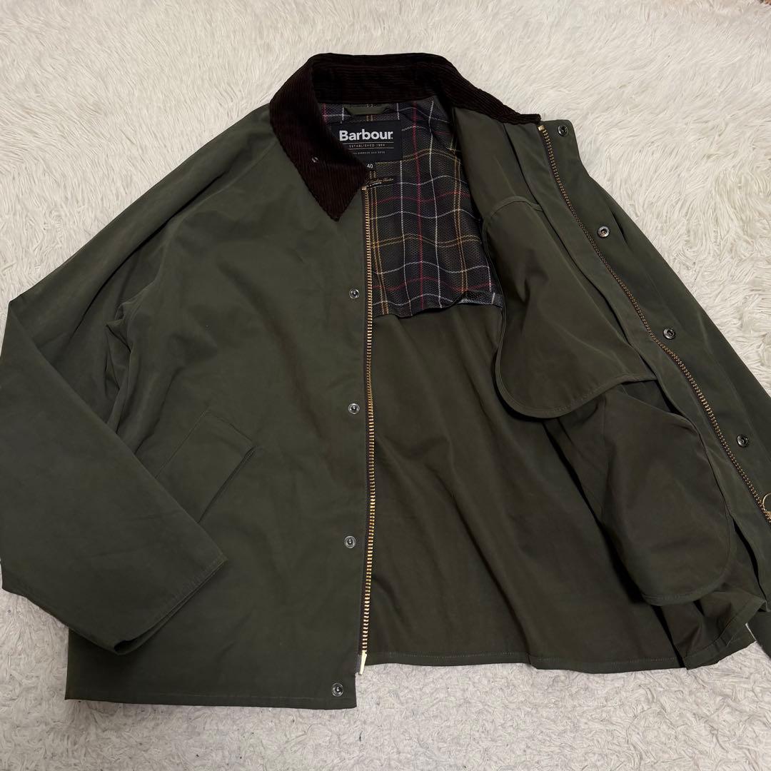 25年製極美品　XLサイズ相当　バブアー　トランスポート　ピーチスキン　完売品