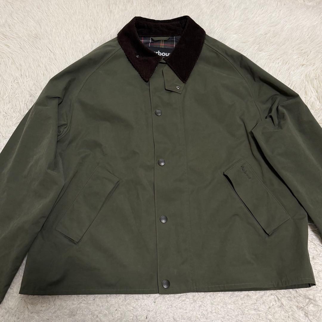 25年製極美品　XLサイズ相当　バブアー　トランスポート　ピーチスキン　完売品