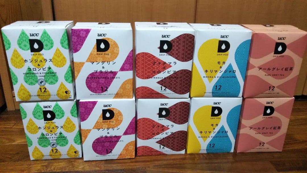 UCC ドリップポッド専用カプセル10箱(120杯分)おまけ付