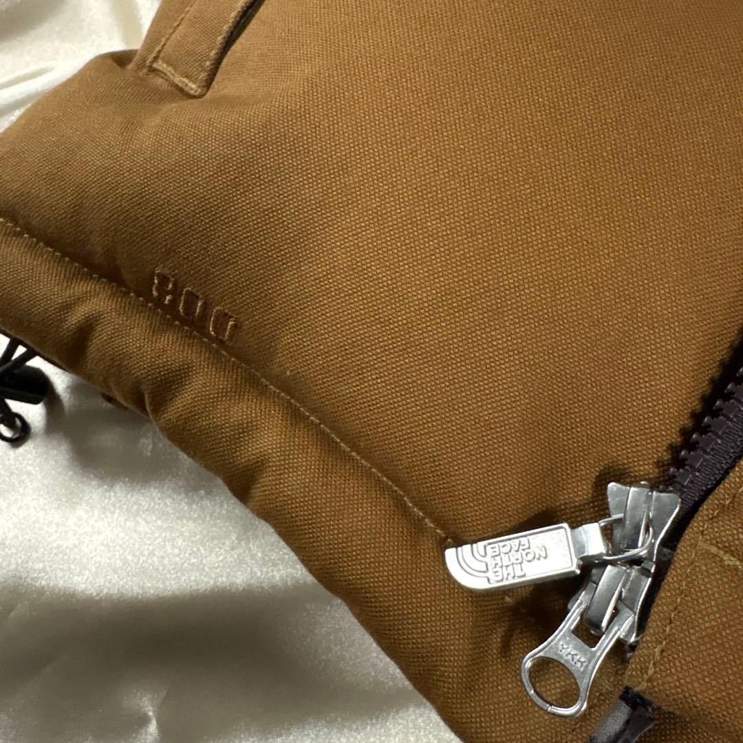 ジュンヤワタナベ　ノースフェイス　コラボ　レザー　　　ダウンベスト　ヌプシ　S