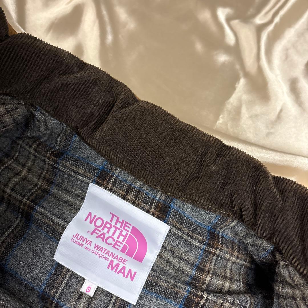 ジュンヤワタナベ　ノースフェイス　コラボ　レザー　　　ダウンベスト　ヌプシ　S
