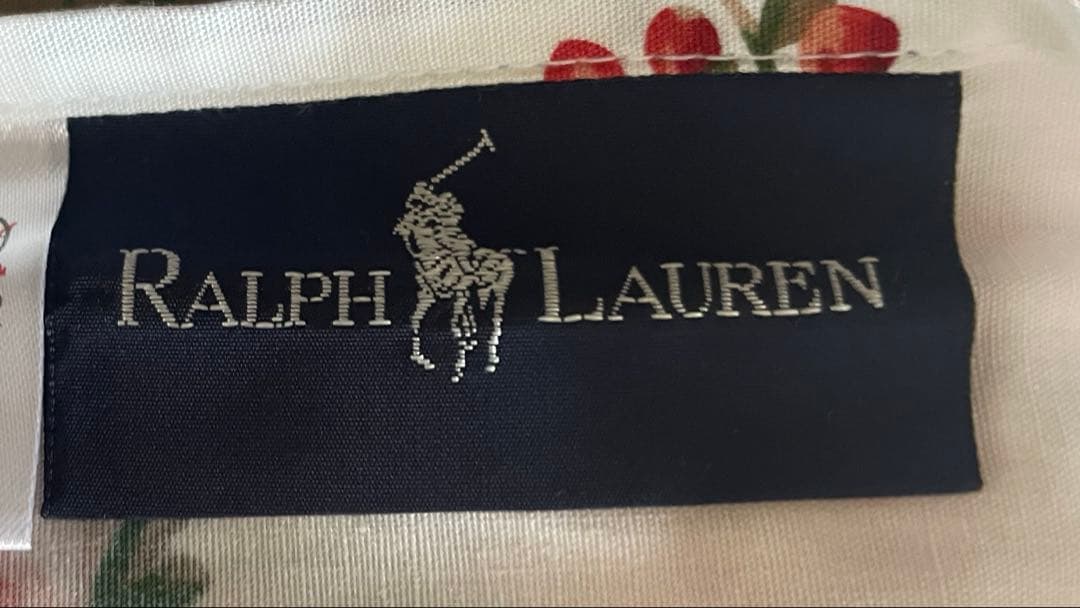 超貴重！新品未使用✳︎ラルフローレン花柄✳︎フリル付✳︎枕カバー2枚