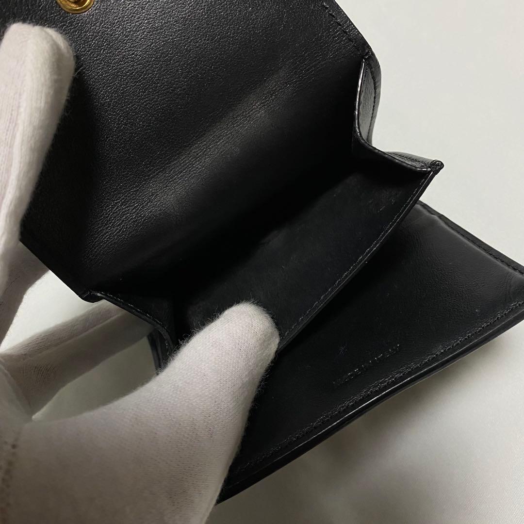 CELINE ゴールドパドロック スモール ストラップウォレット 正規品