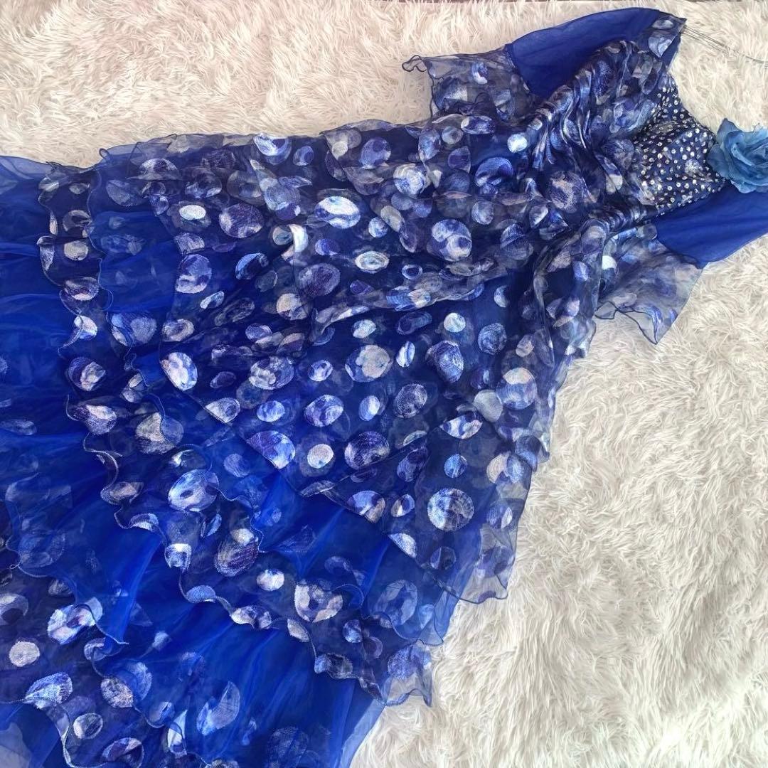 専用♡D90sanline刺繍/スパンコール/ビーズ◆パーティ/社交ダンスドレス