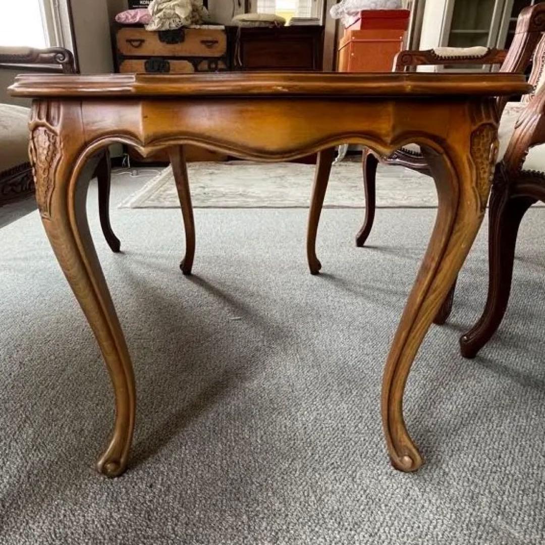 ④ バラ売り不可 ①〜④セット販売のみ ロココ ゴブラン織り 猫脚 応接セット