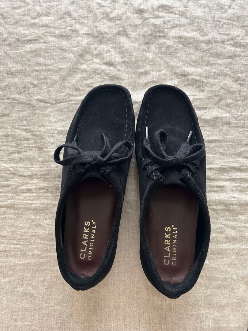 CLARKS クラークス/ クラークス ワラビー 黒 /24.0