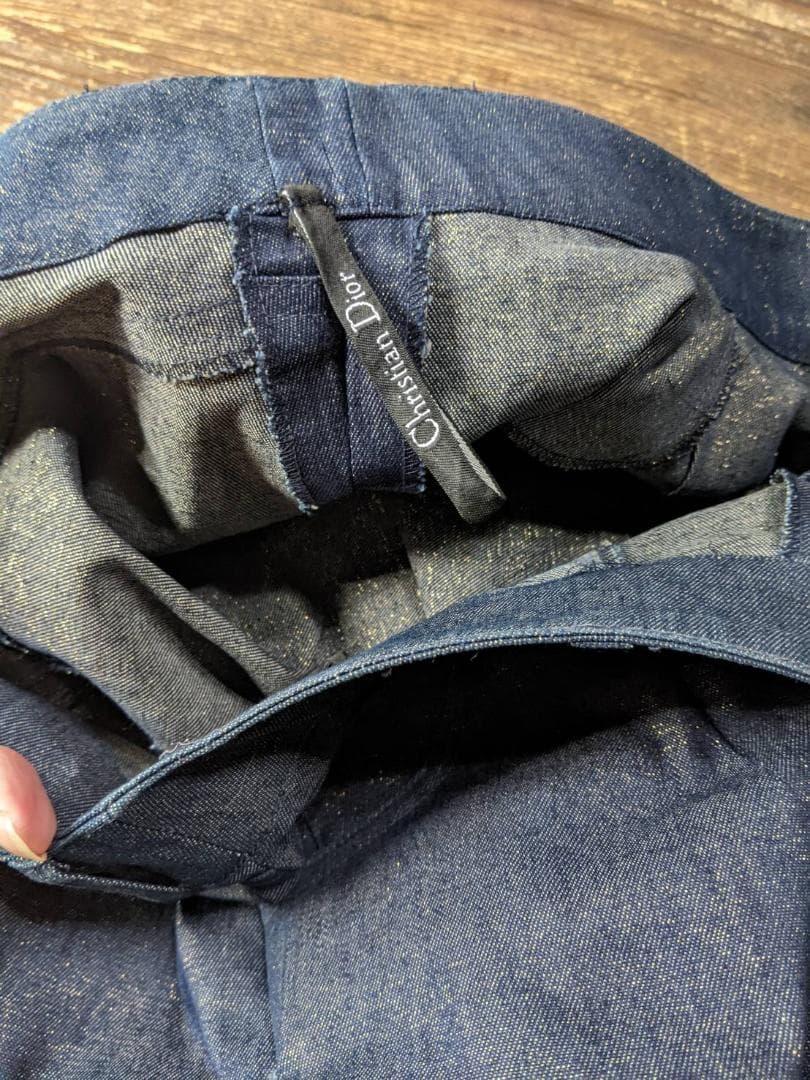 Christian Dior 花火模様 フレアパンツ 38