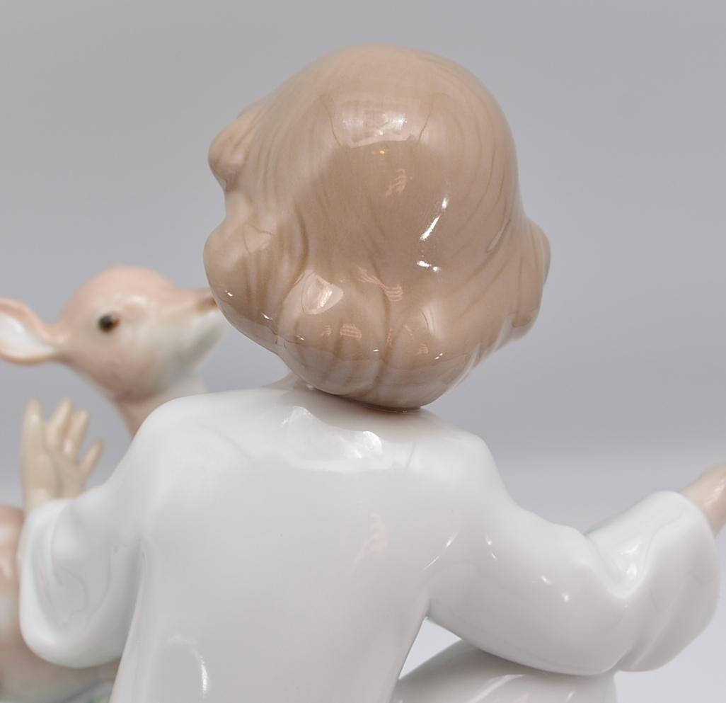 彼らを導く　＃6928　★リヤドロ　スペイン　ポーセリン　光沢仕上げ　絶版　箱付