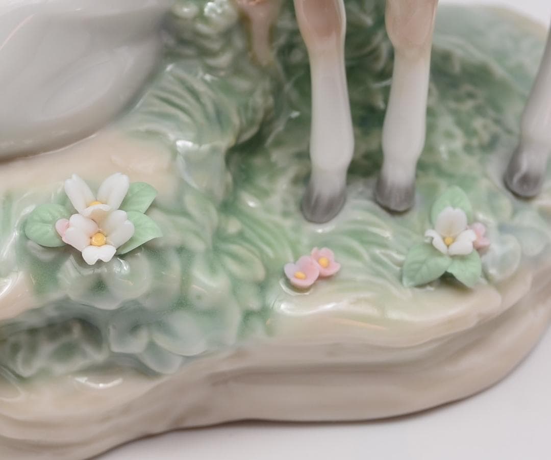 彼らを導く　＃6928　★リヤドロ　スペイン　ポーセリン　光沢仕上げ　絶版　箱付