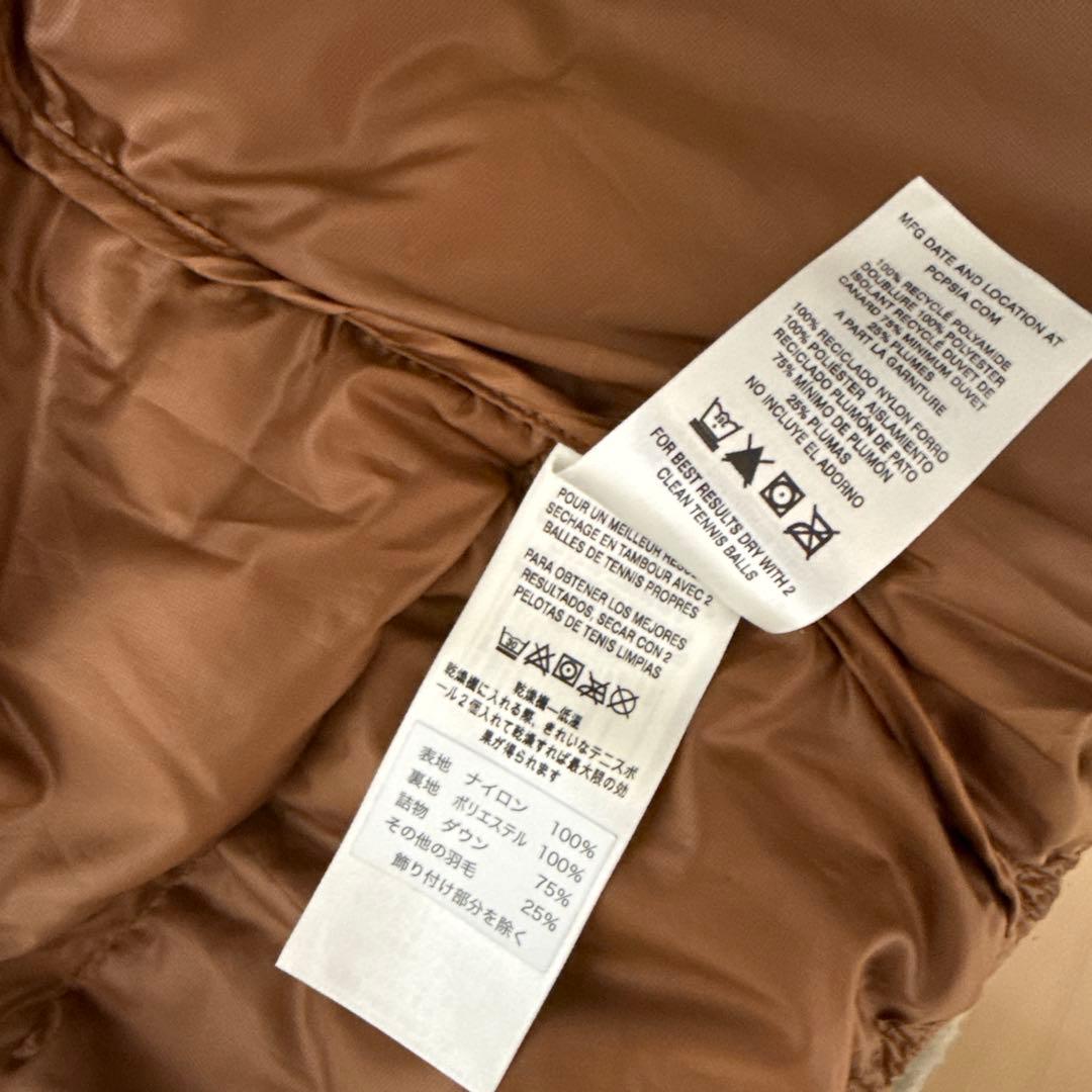 patagonia レディース L ブラウン ダウンジャケット