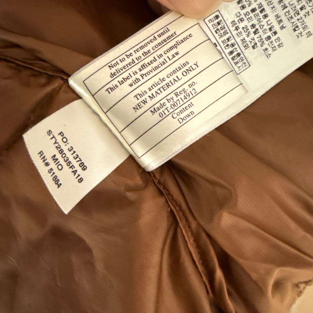patagonia レディース L ブラウン ダウンジャケット