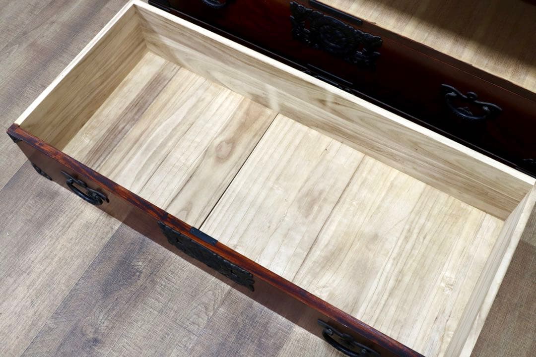 GMGS224○岩谷堂箪笥 整理箪笥 チェスト タンス 欅材 和家具 民藝 民