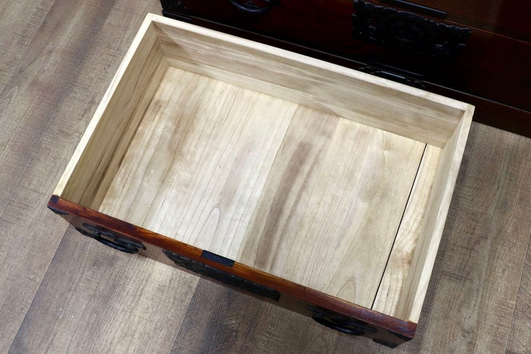 GMGS224○岩谷堂箪笥 整理箪笥 チェスト タンス 欅材 和家具 民藝 民