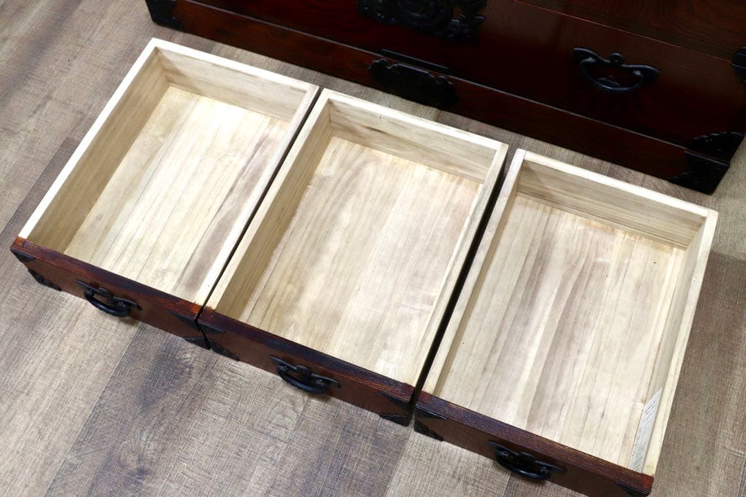 GMGS224○岩谷堂箪笥 整理箪笥 チェスト タンス 欅材 和家具 民藝 民