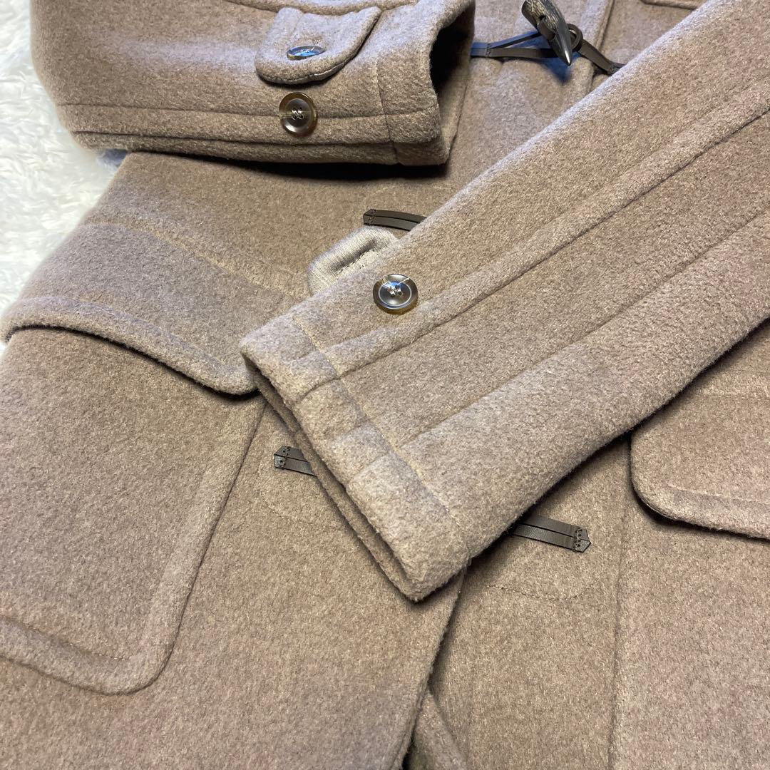 【美品】LONDON Traditionロングダッフルコート38 モカブラウン