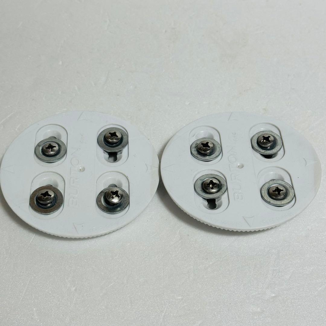 mサイズBurton Custom ビンディング ホワイトバートンバインディング