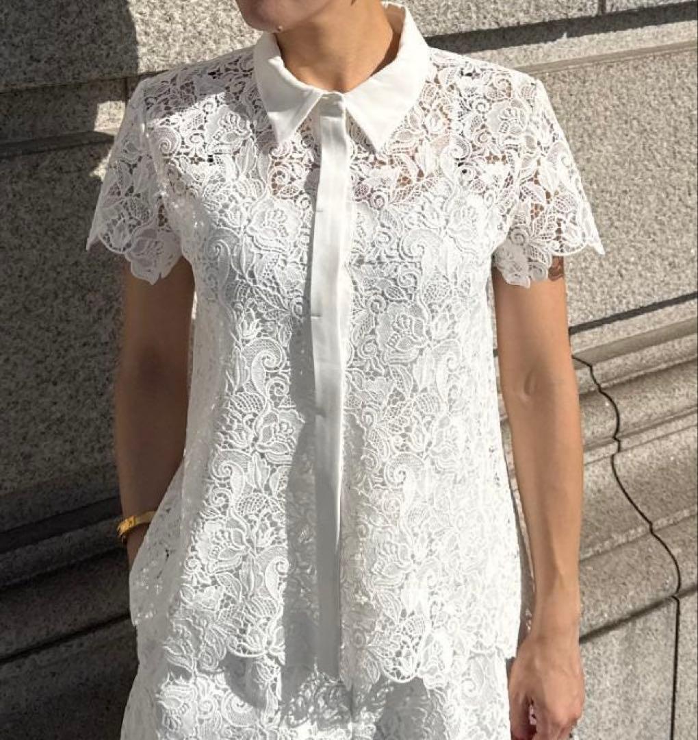 JENNE総レースブラウス