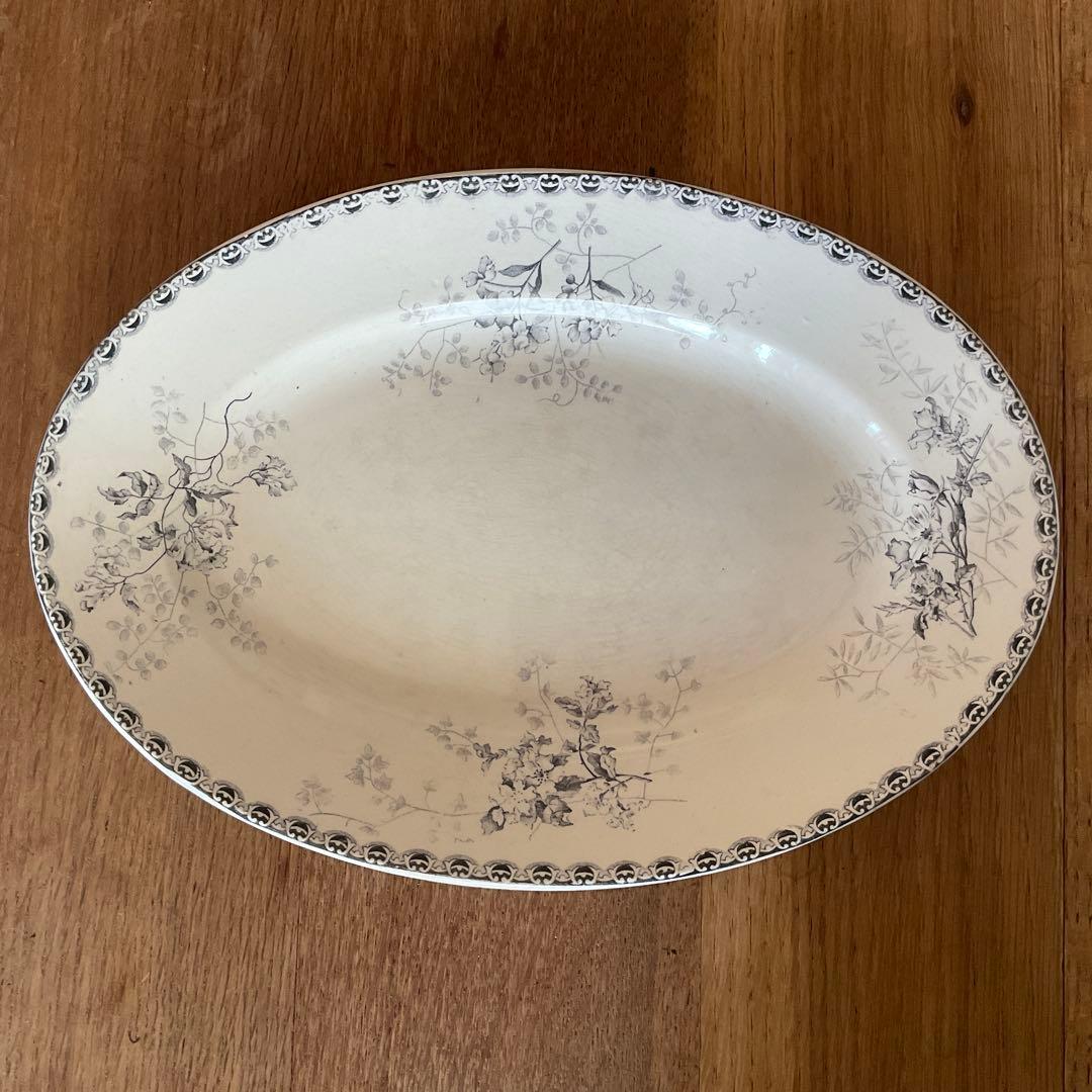 フランス/ショワジー・ル・ロワ（CHOISY LE ROI）オーバル皿