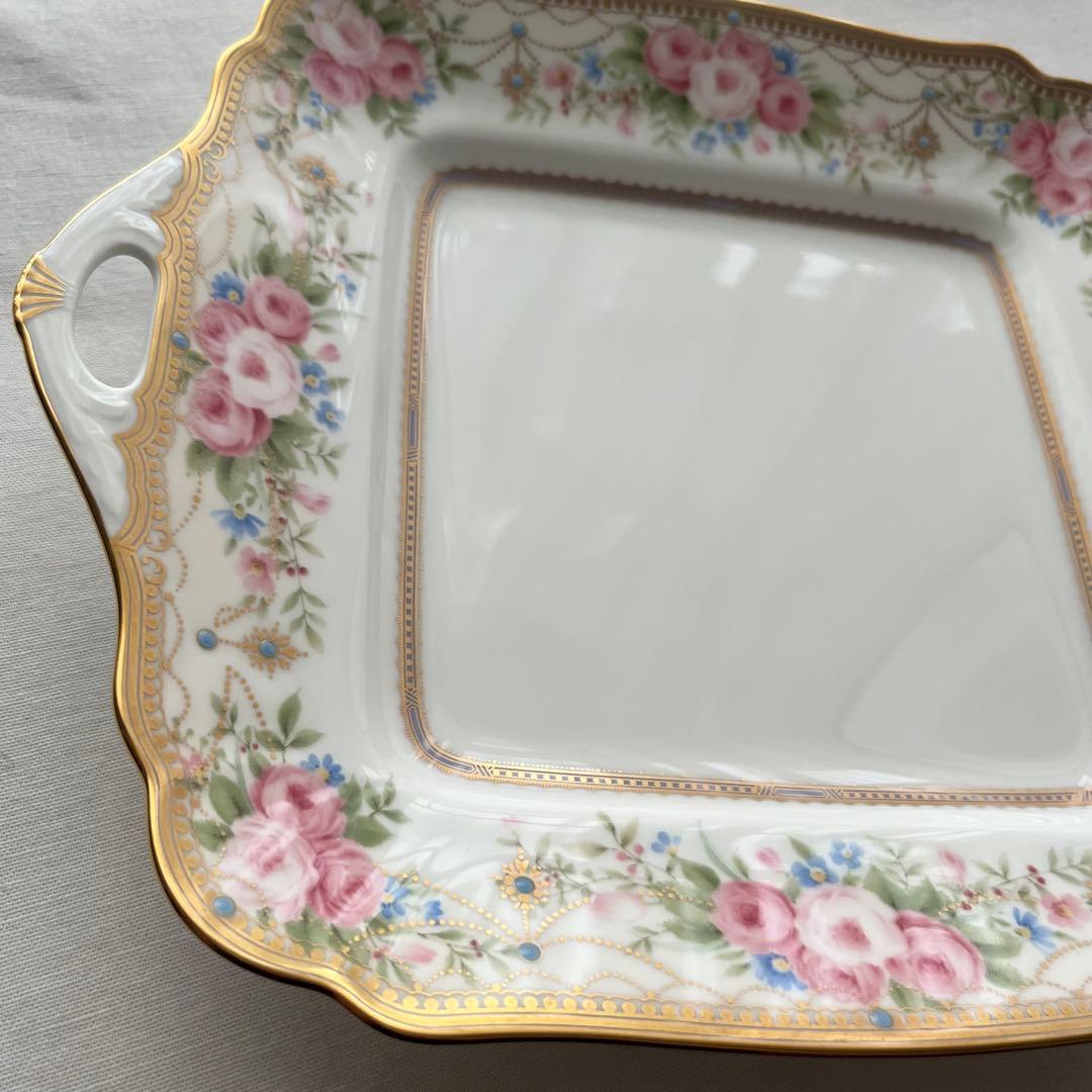 ノリタケ アフロディーテ 廃盤 スクエア プレート 皿