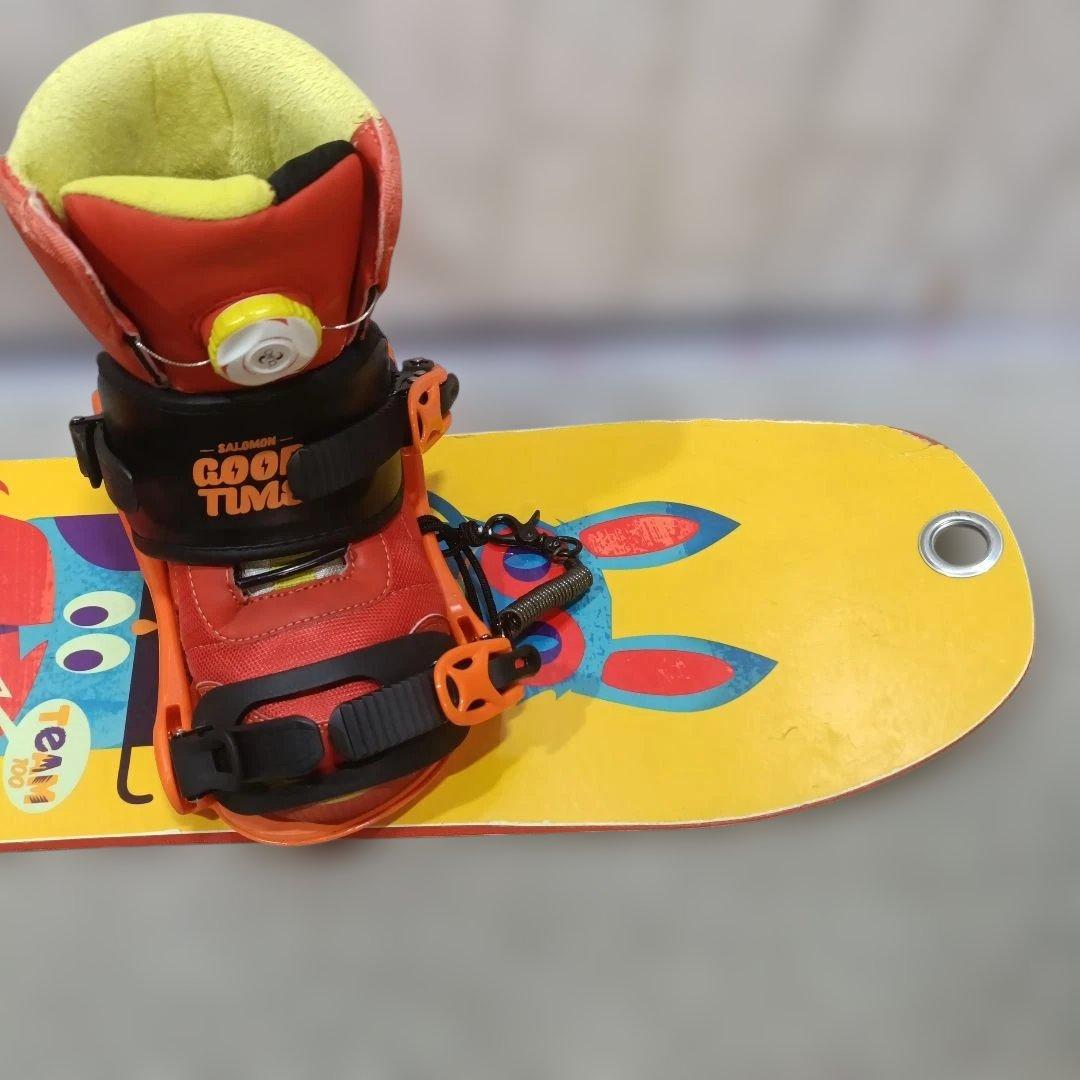 メンテ済■SALOMON-100cm■ブーツ19.5〜20.5cm■ジュニア子供