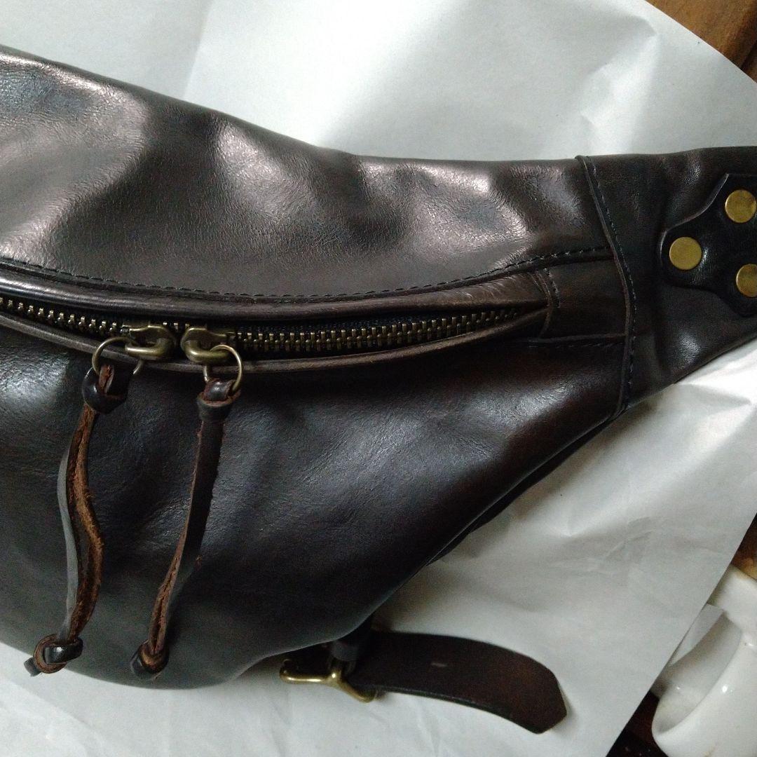 Vasco レザーウエストバッグラージ（vs-243L)