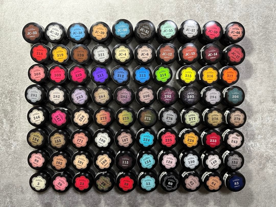 破格 最終値下 新品未使用 撹拌不要 presto 80色カラージェルセット