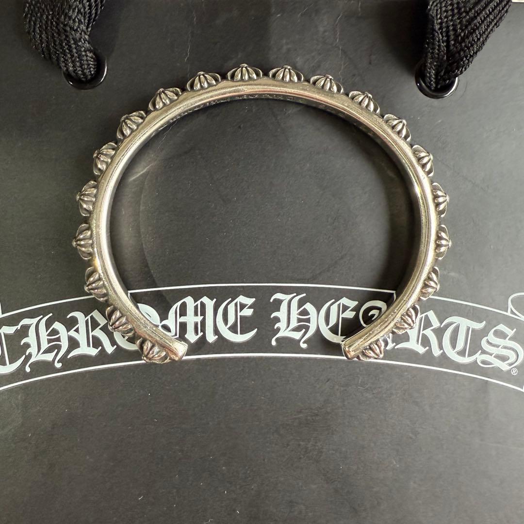 け*け様 クロムハーツ　クロスバンドバングル　バングルクロス