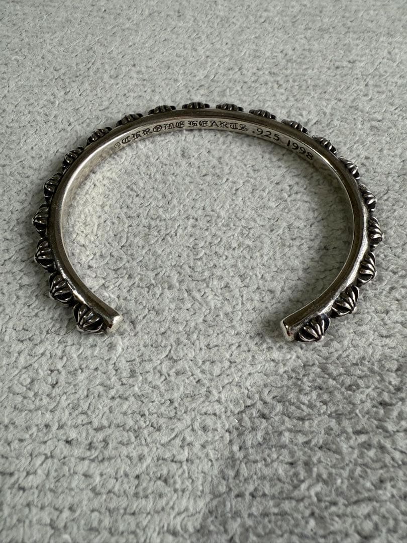 け*け様 クロムハーツ　クロスバンドバングル　バングルクロス