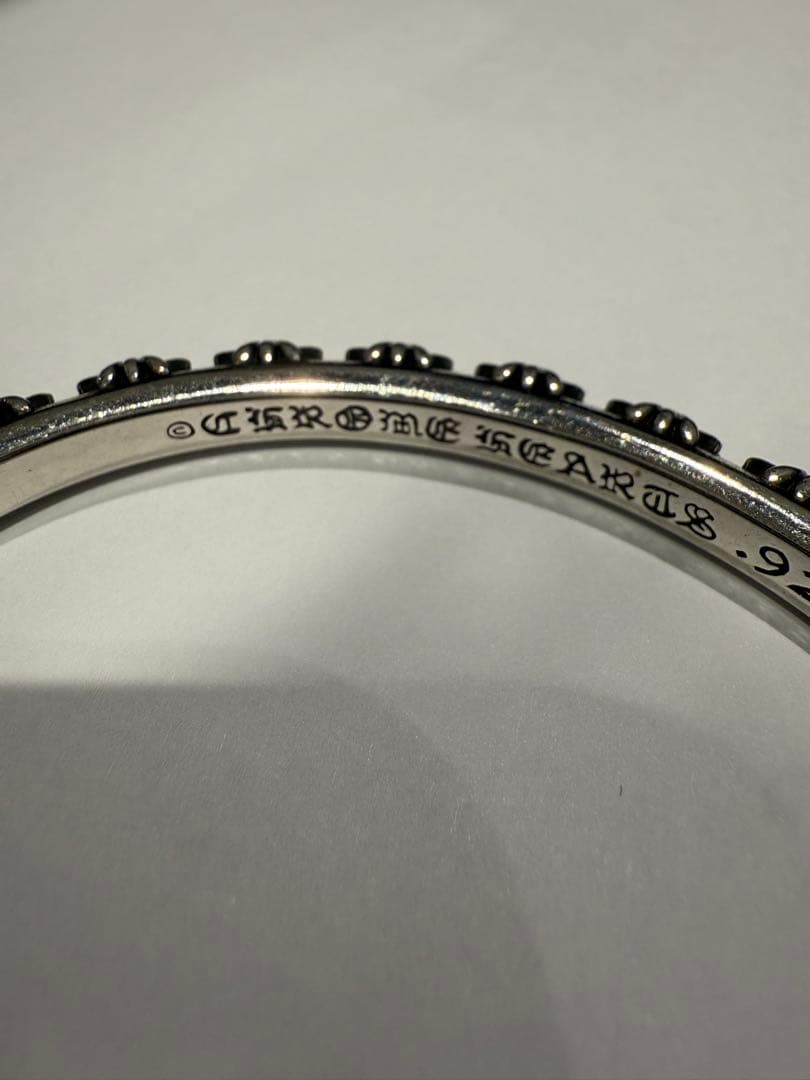 け*け様 クロムハーツ　クロスバンドバングル　バングルクロス