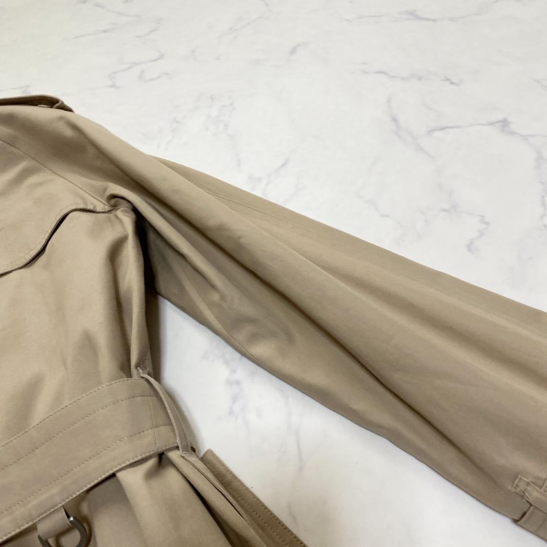 アクアスキュータム トレンチコート キルティングライナー ベージュ 7