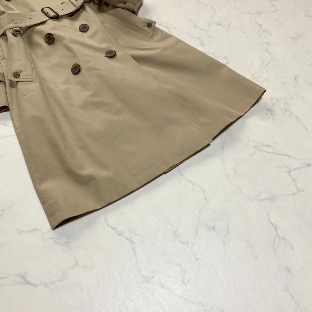 アクアスキュータム トレンチコート キルティングライナー ベージュ 7